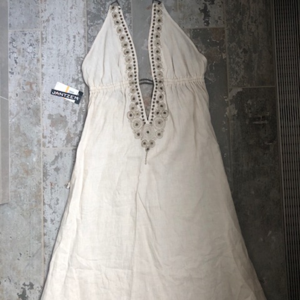 Bathing Suit Cover Up/Dress with Embellishments